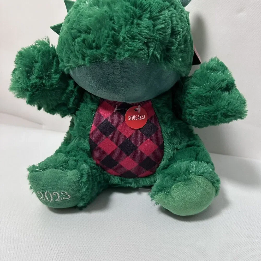 Pestsmart Dog Toy Dream The Dragon Plush Green Squeaks 2023 Cuddle Play Chew